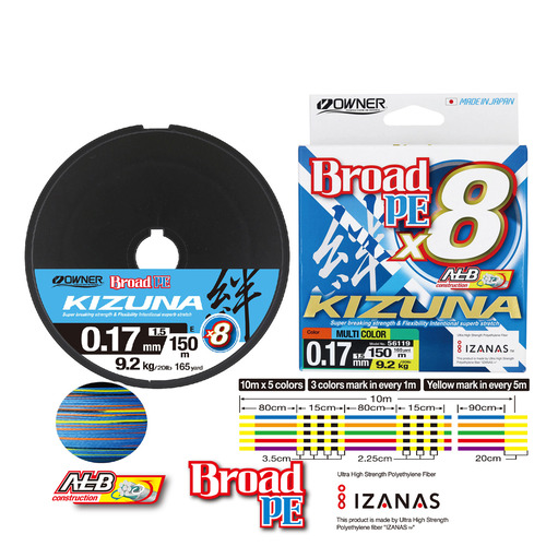 Νήμα Owner Kizuna Multicolor 150m